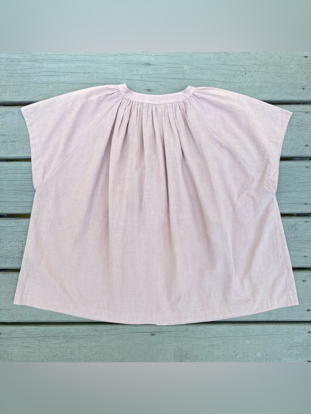Jenni Kayne Willow Blouse in light blush pink size S - Picture 9 of 13